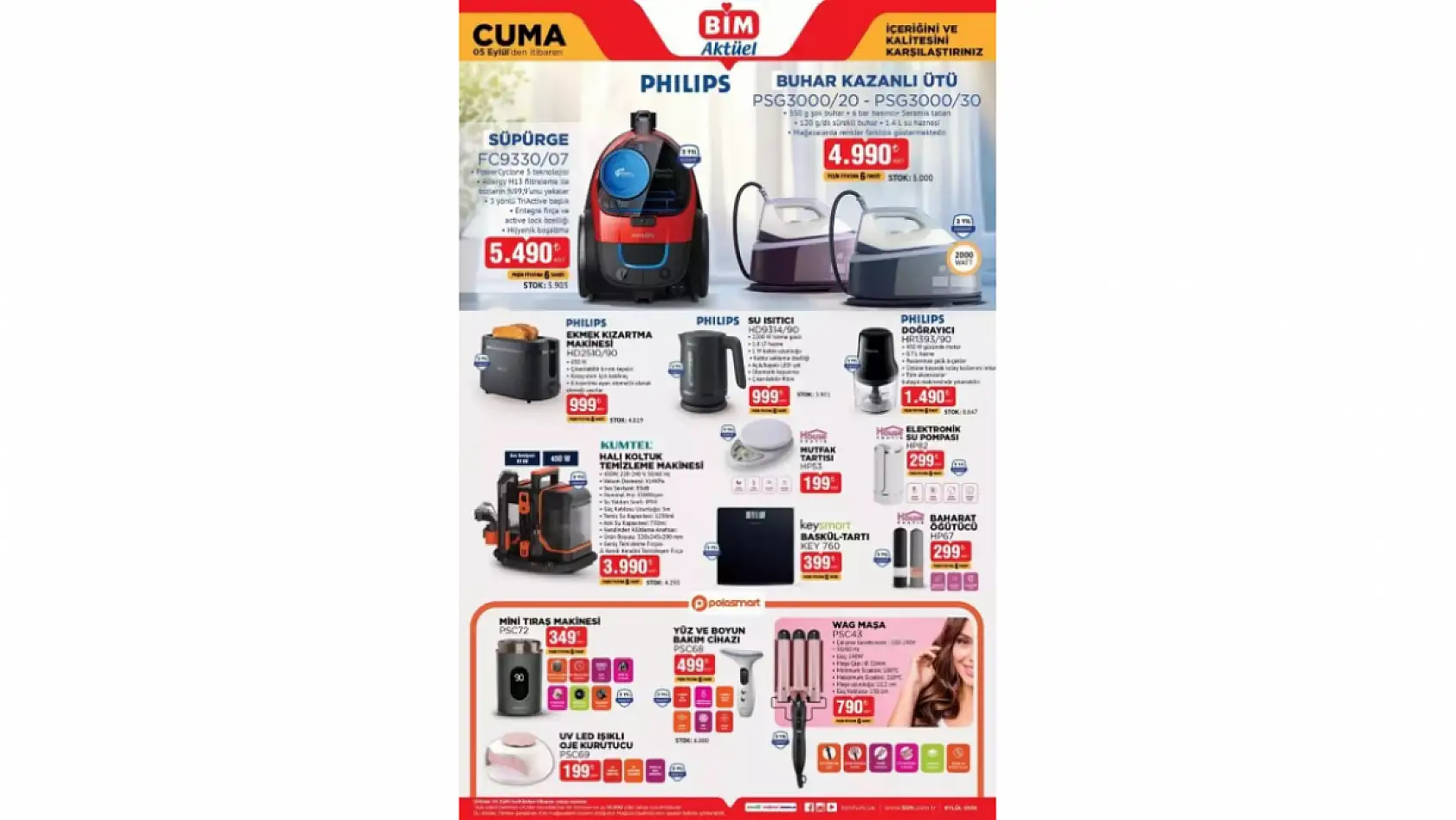 BİM 5 Eylül Cuma kataloğu: BİM aktüel kataloğundaki ürünler ve fiyat listesi…