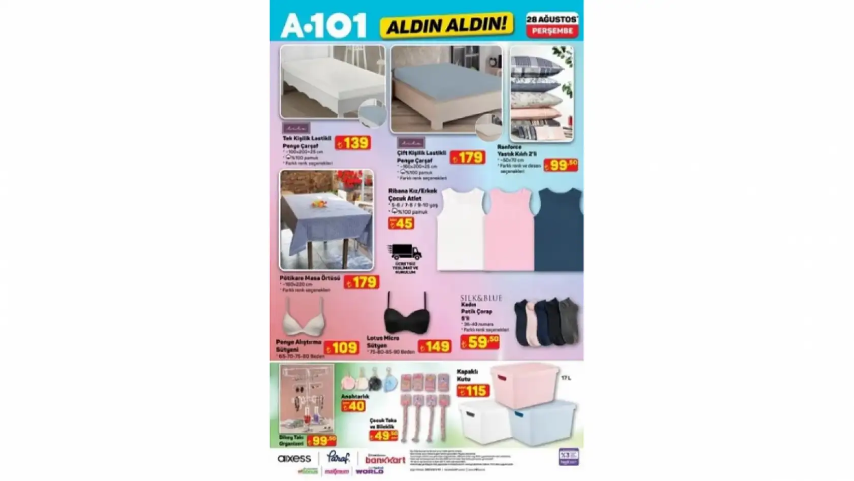 A101 AKTÜEL BUGÜN SATIŞTA:  28 Ağustos A101 aktüel ürünler neler? İndirimli ürünler raflarda yerini aldı işte detaylar...