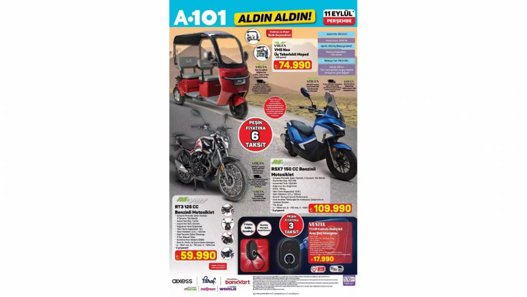 11 Eylül 2025 A101 Kataloğu: 11 Eylül A101 aktüel ürünler neler? İndirimli ürünler raflarda yerini aldı işte detaylar...