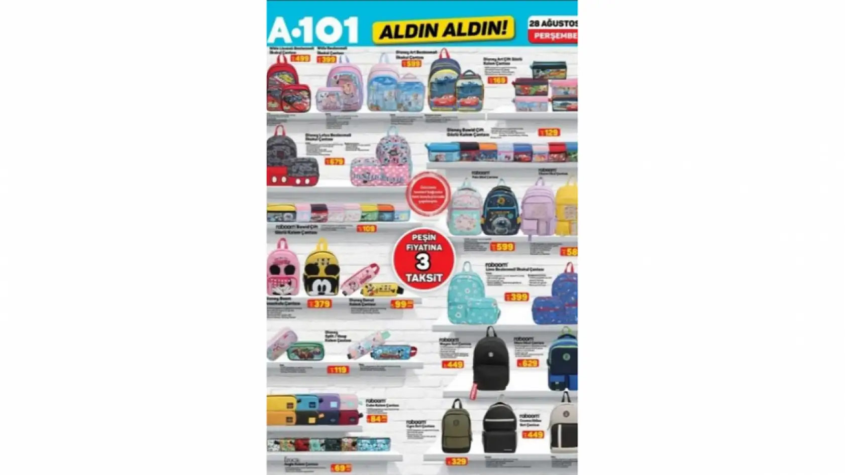 A101 kırtasiye ürünler katalogu yayınlandı:  Kırtasiye malzemeleri raflarda yerini aldı