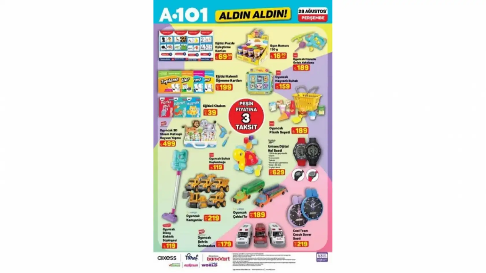 A101 AKTÜEL BUGÜN SATIŞTA:  28 Ağustos A101 aktüel ürünler neler? İndirimli ürünler raflarda yerini aldı işte detaylar...