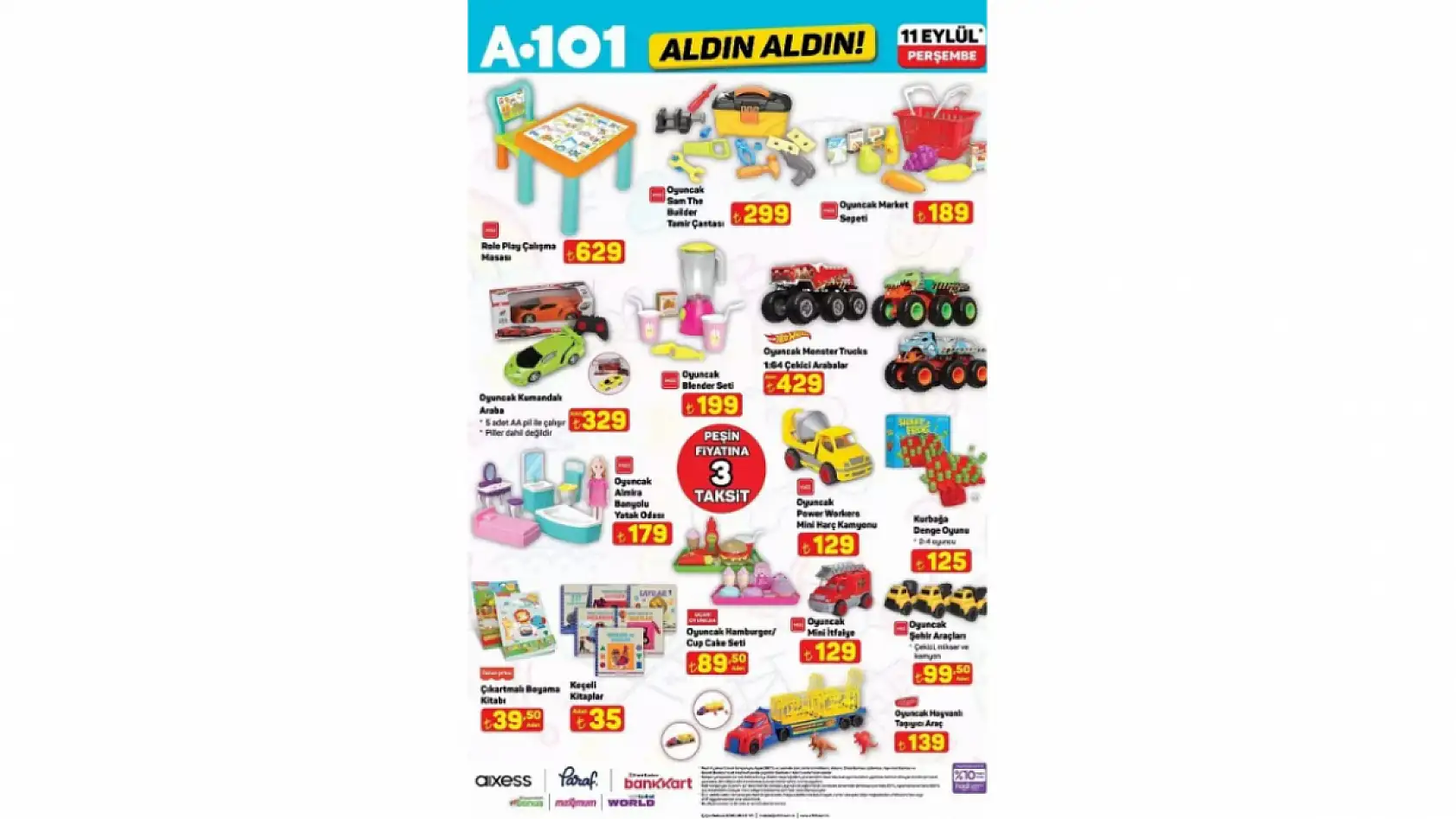 11 Eylül 2025 A101 Kataloğu: 11 Eylül A101 aktüel ürünler neler? İndirimli ürünler raflarda yerini aldı işte detaylar...