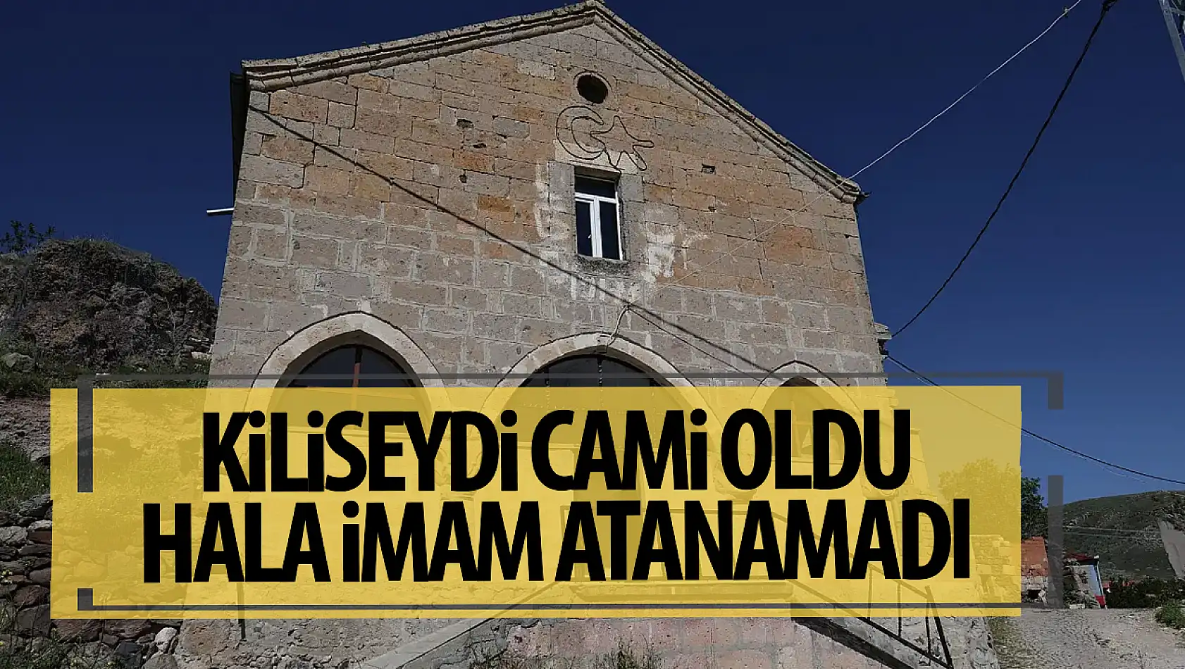 244 yıllık kiliseden çevrilen cami imam bekliyor