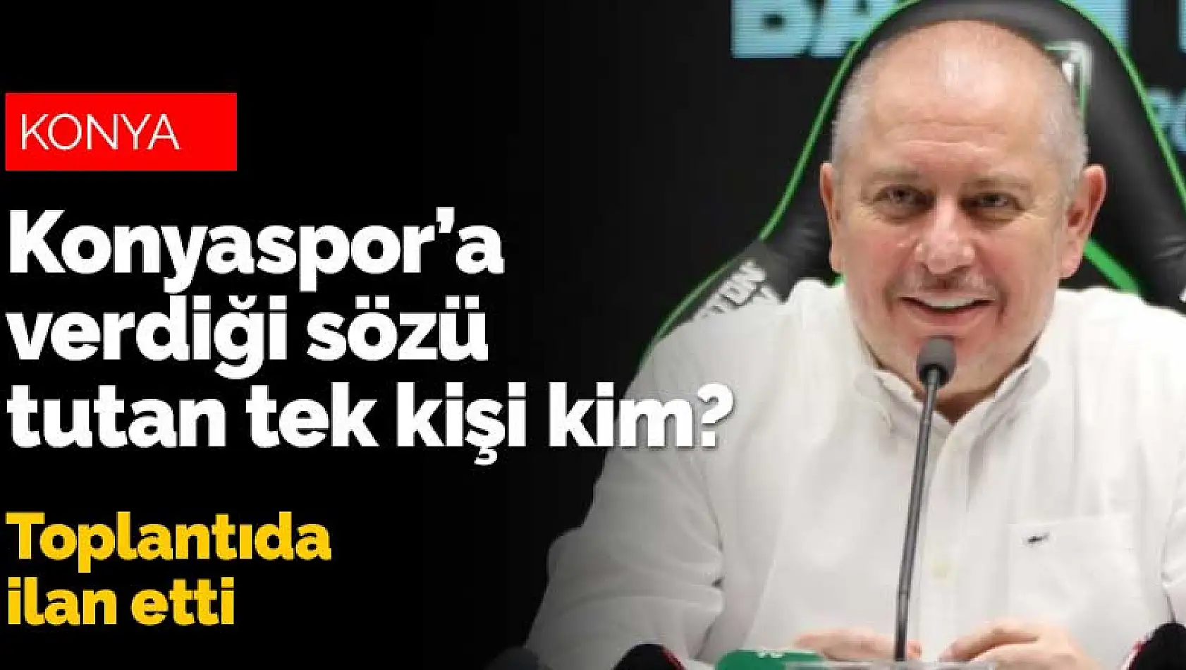 Konyaspor başkanlığına aday olmayacağını açıklayan Hilmi Kulluk'tan samimi sözler