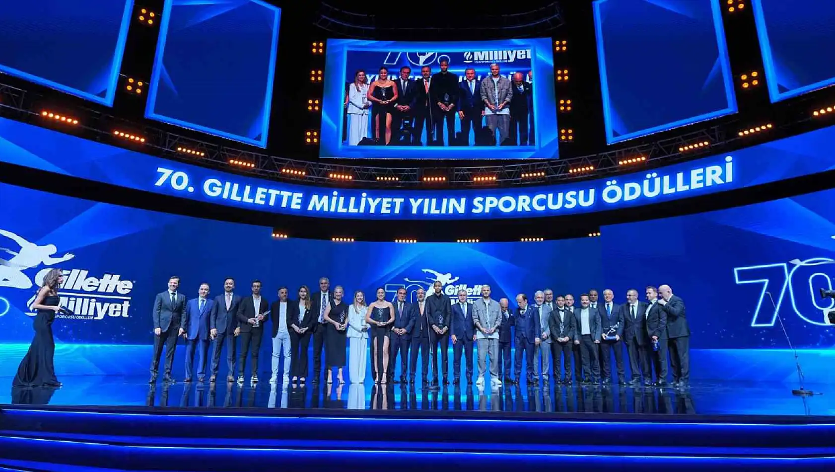 70'inci Gillette Milliyet Yılın Sporcusu Ödülleri töreni düzenlendi
