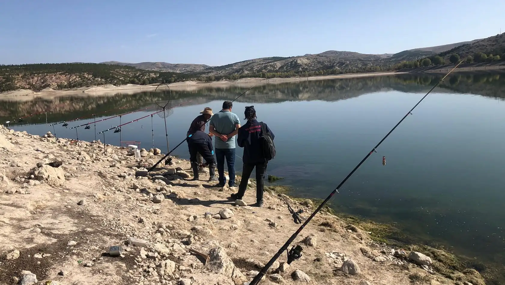 Altınapa Baraj Gölünde amatör avlanma denetlendi