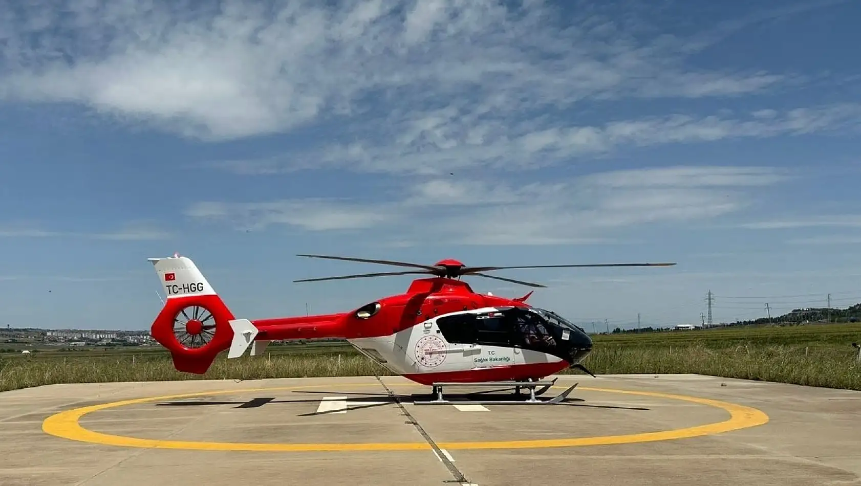 Ambulans helikopter 3 yaşındaki çocuk için havalandı