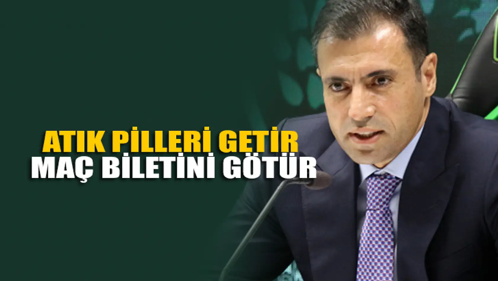 Atık piileri getir bileti götür