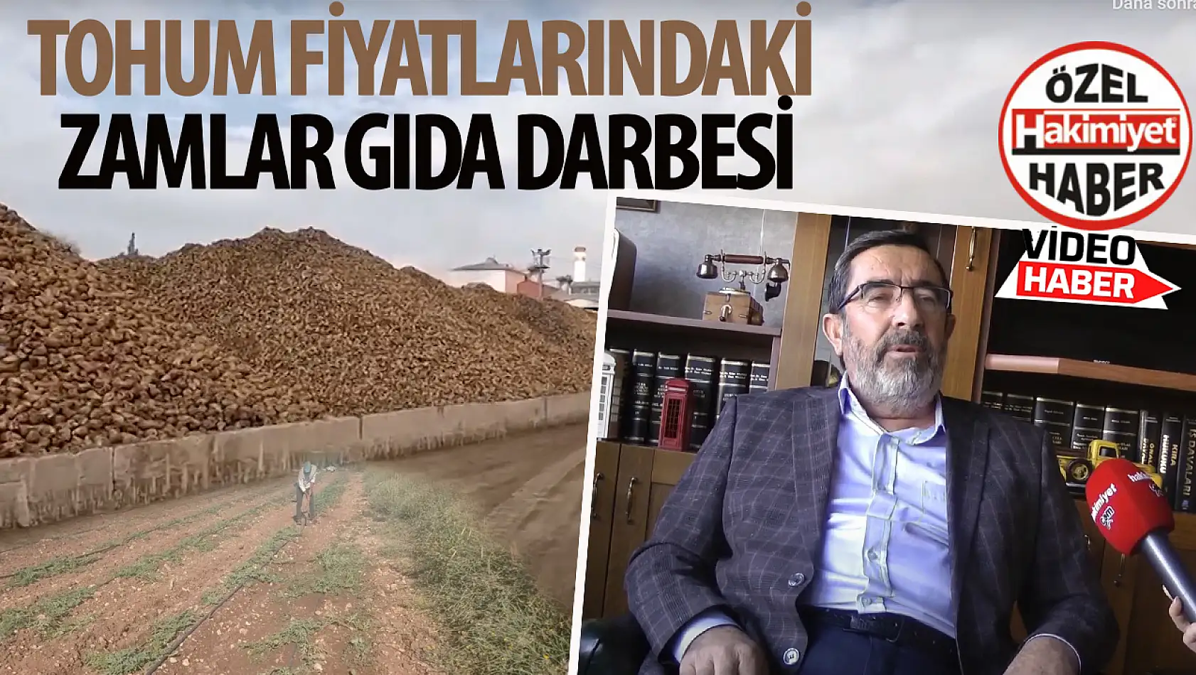 Başkan Bestil, tohum fiyatlarındaki zamlara değindi: 'Gıda darbesi'