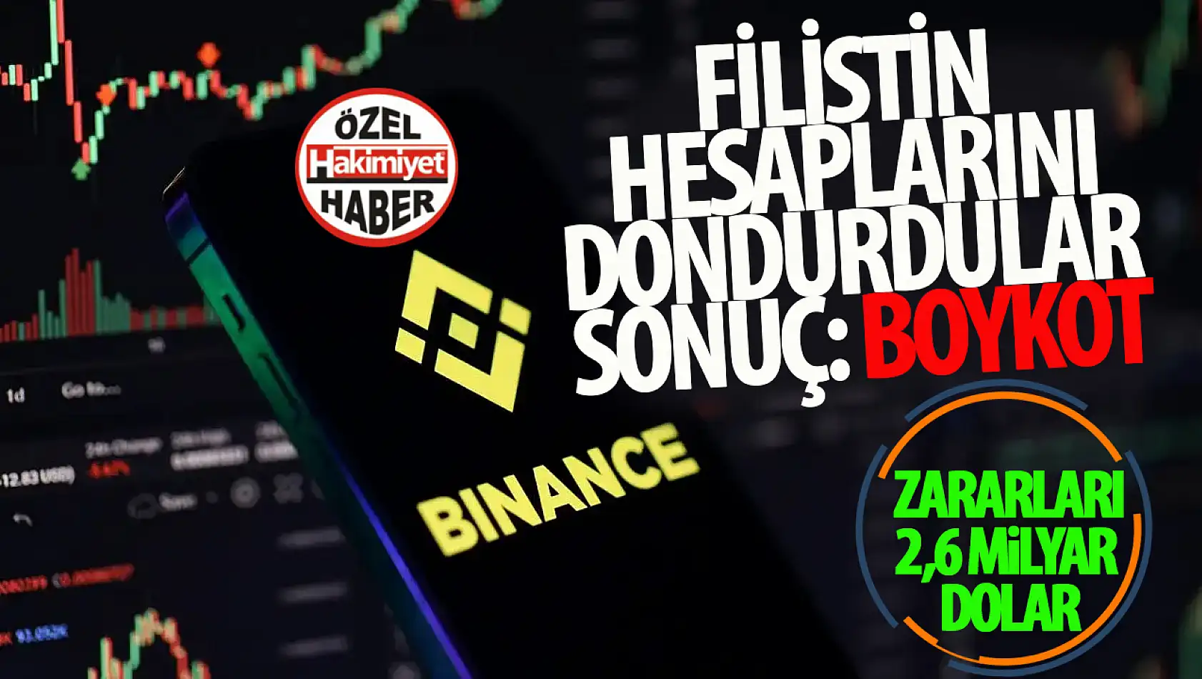 Binance' ın Filistin hesaplarını dondurması boykotla sonuçlandı: 2,6 milyar dolarlık Bitcoin çekildi