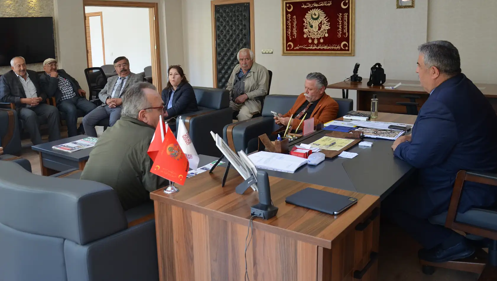 CHP'den, Bozkır Belediye başkanı Karabulut'a hayırlı olsun ziyareti