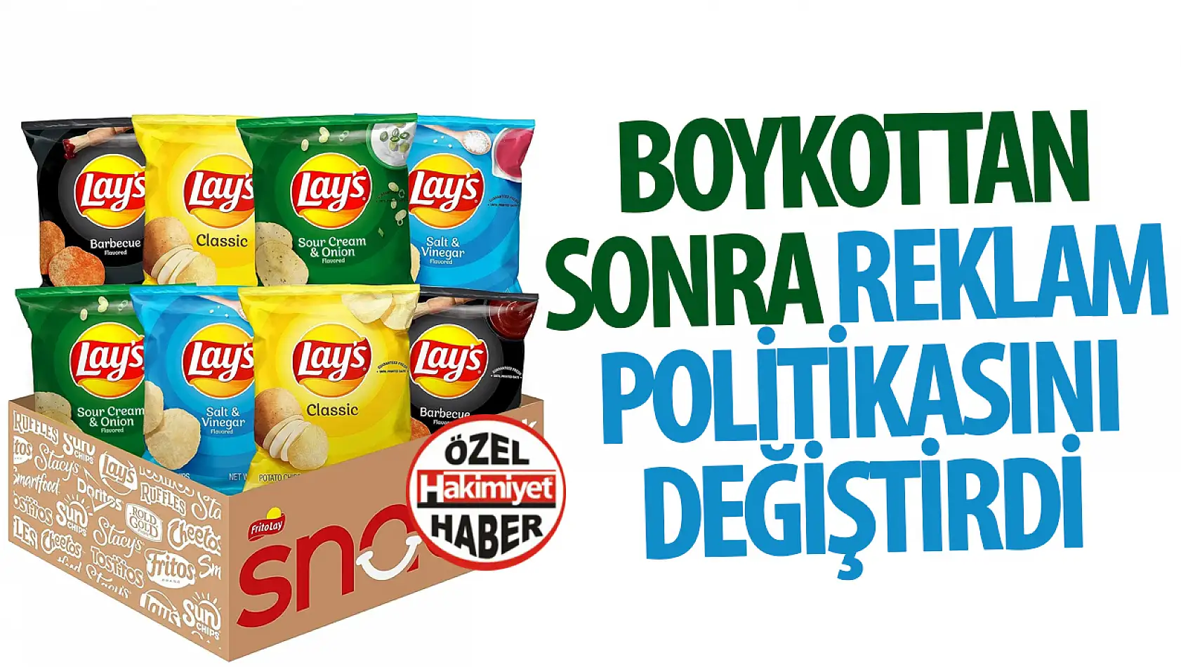 Coca Cola' dan sonra ABD' li Lay's firması da reklam politikasını değiştirdi