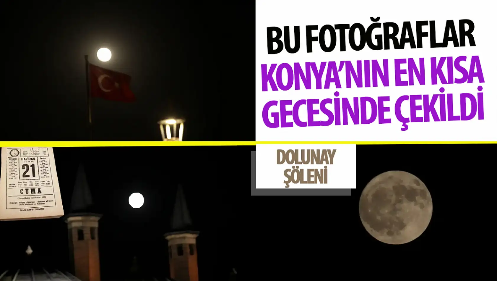 En kısa gecede dolunay görsel şölen oluşturdu