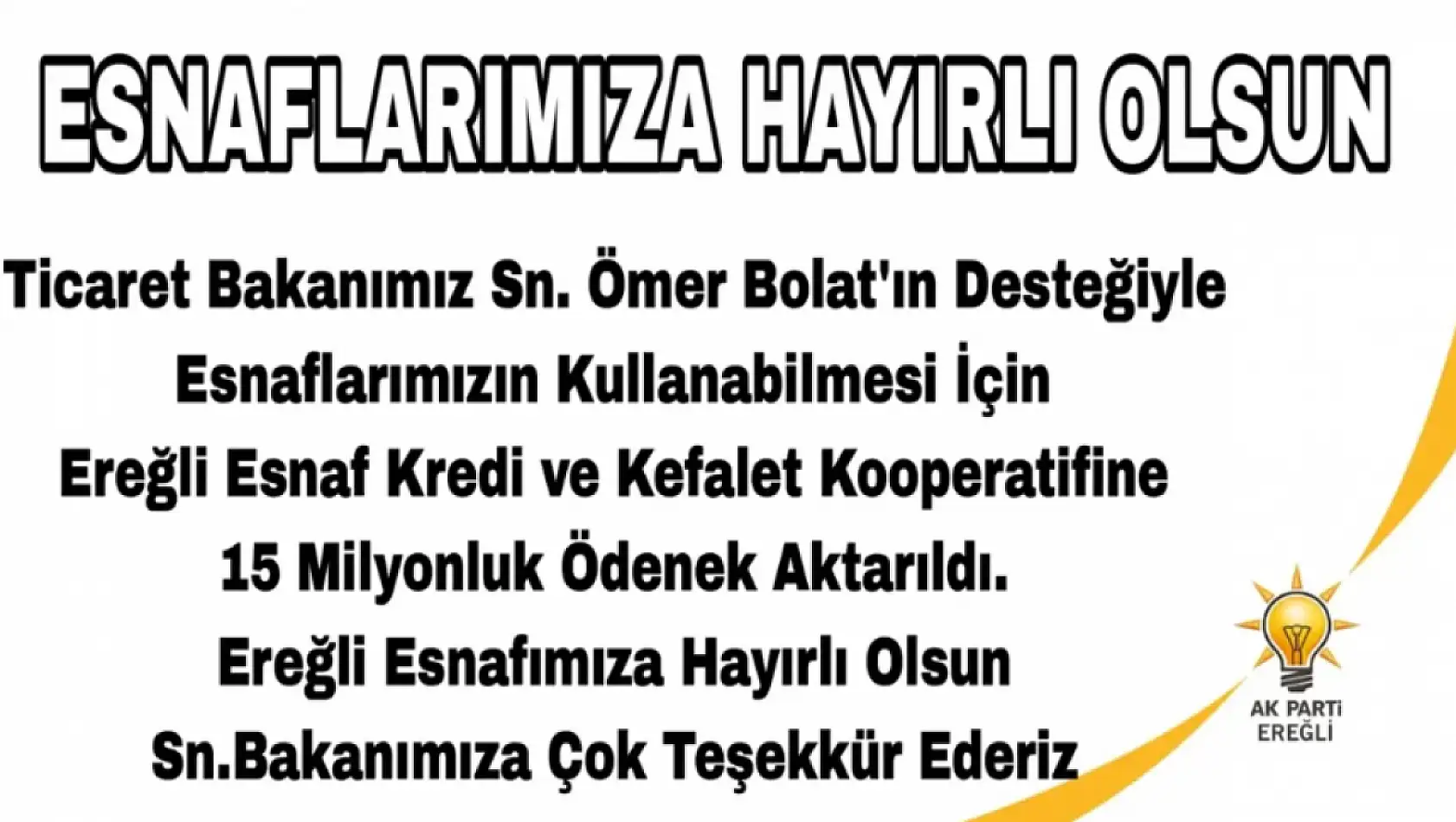 Konya esnafına müjde: Özel kredi paketi geliyor! İşte detaylar...