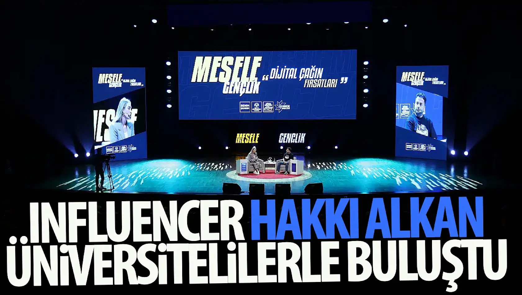 Girişimci ve Influencer Hakkı Alkan üniversiteli gençlerle buluştu