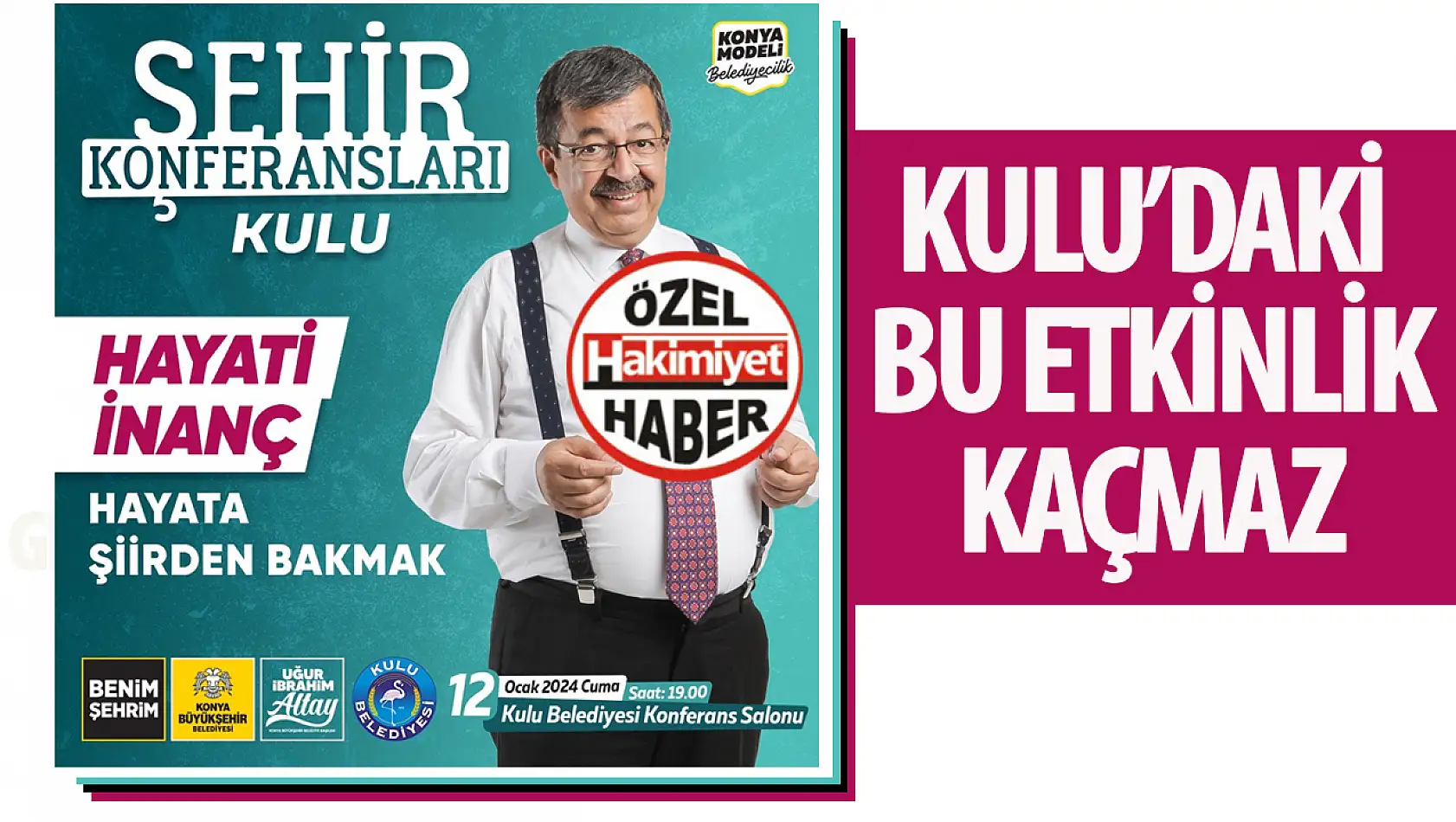 Hayati İnanç Kulu'ya Geliyor