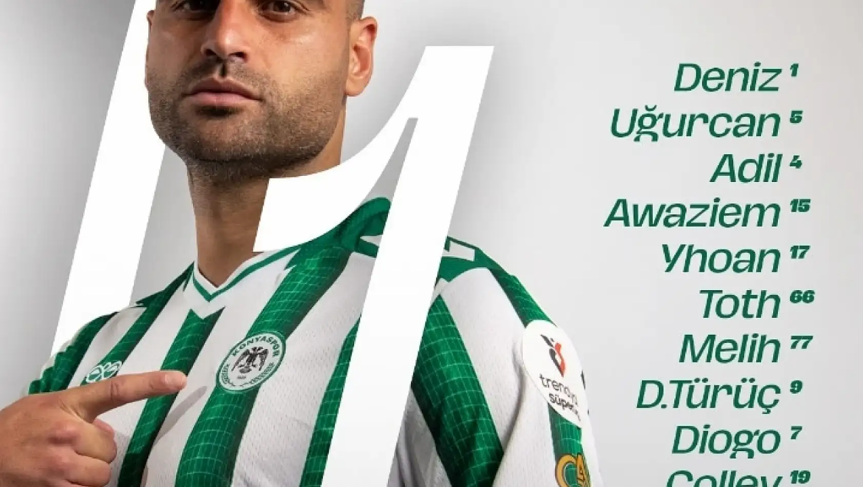 Kadıköy'de on birler belli oldu: Konyaspor'da Toth kadroda.
