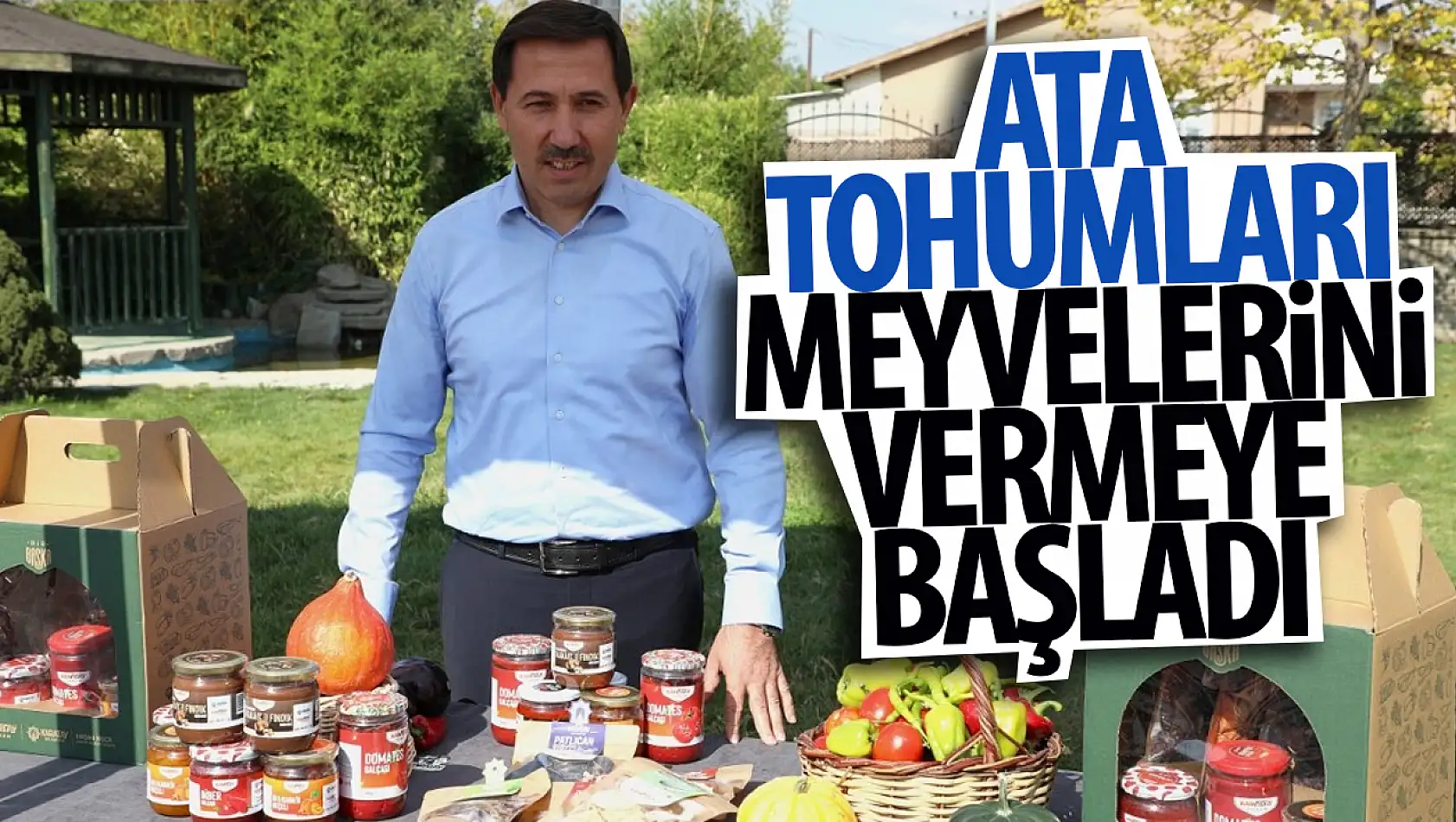 'Karatay Ata Tohum' projesi meyve vermeye başladı!