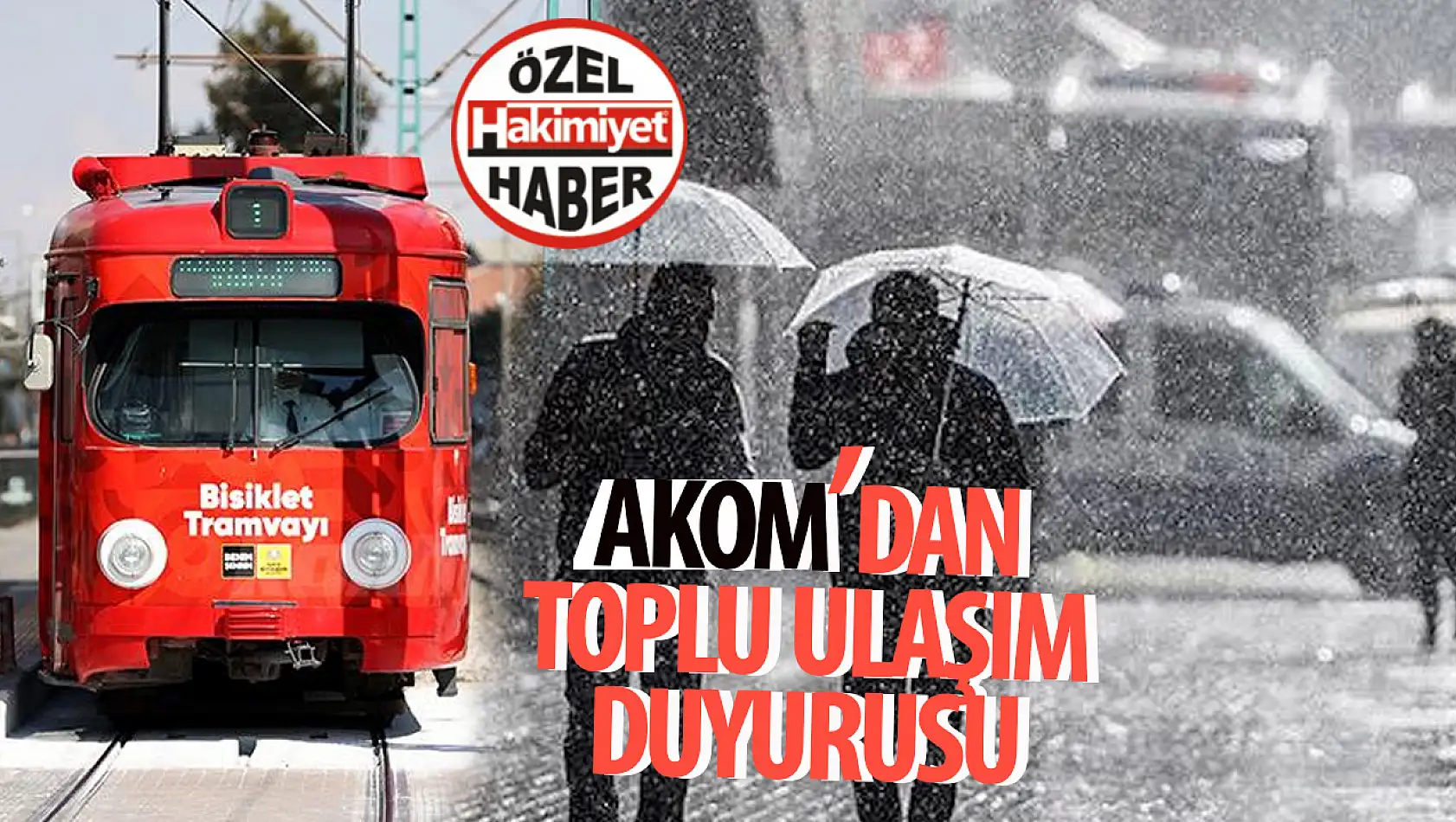 Konya Büyükşehir Belediyesi AKOM'dan Sağanak Yağış Uyarısı