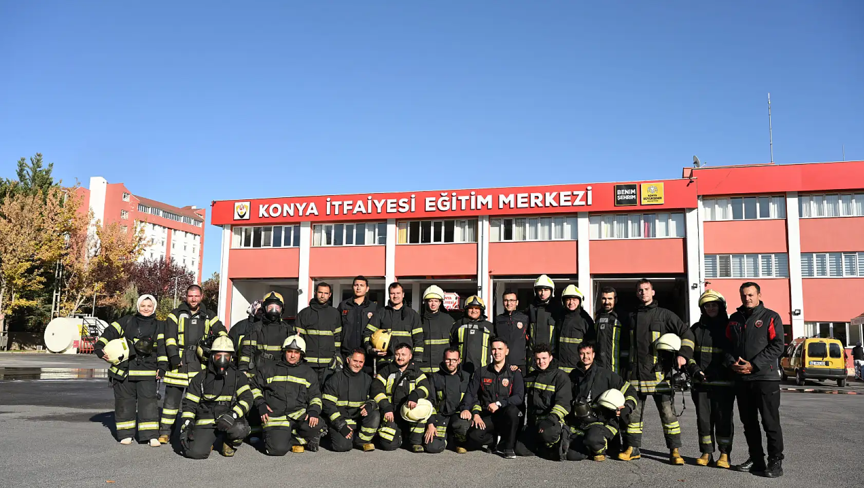 Konya Büyükşehir'in 'gönüllü itfaiyecilik projesi' örnek oluyor