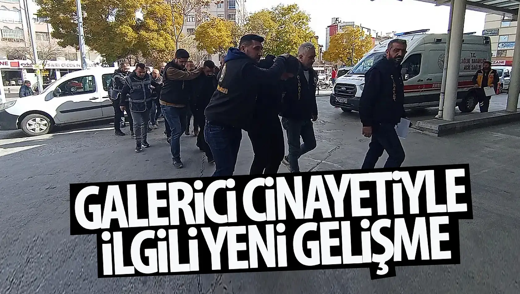 Konya'da galericinin öldüğü olayın zanlıları adliyeye sevk edildi