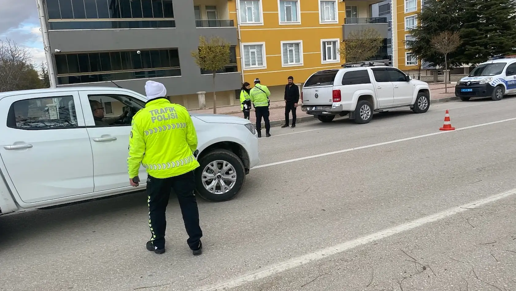 Konya'da trafik denetimleri sürüyor