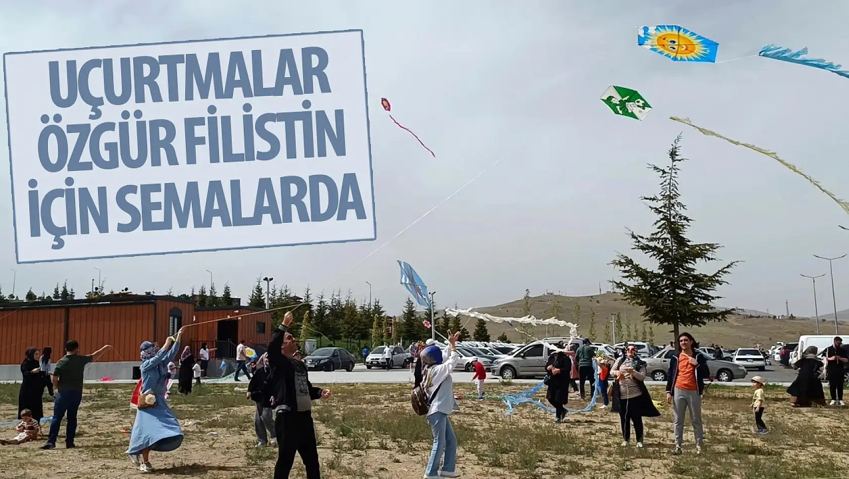 Konya'da Uçurtmalar Özgür Filistin İçin Uçuruldu!