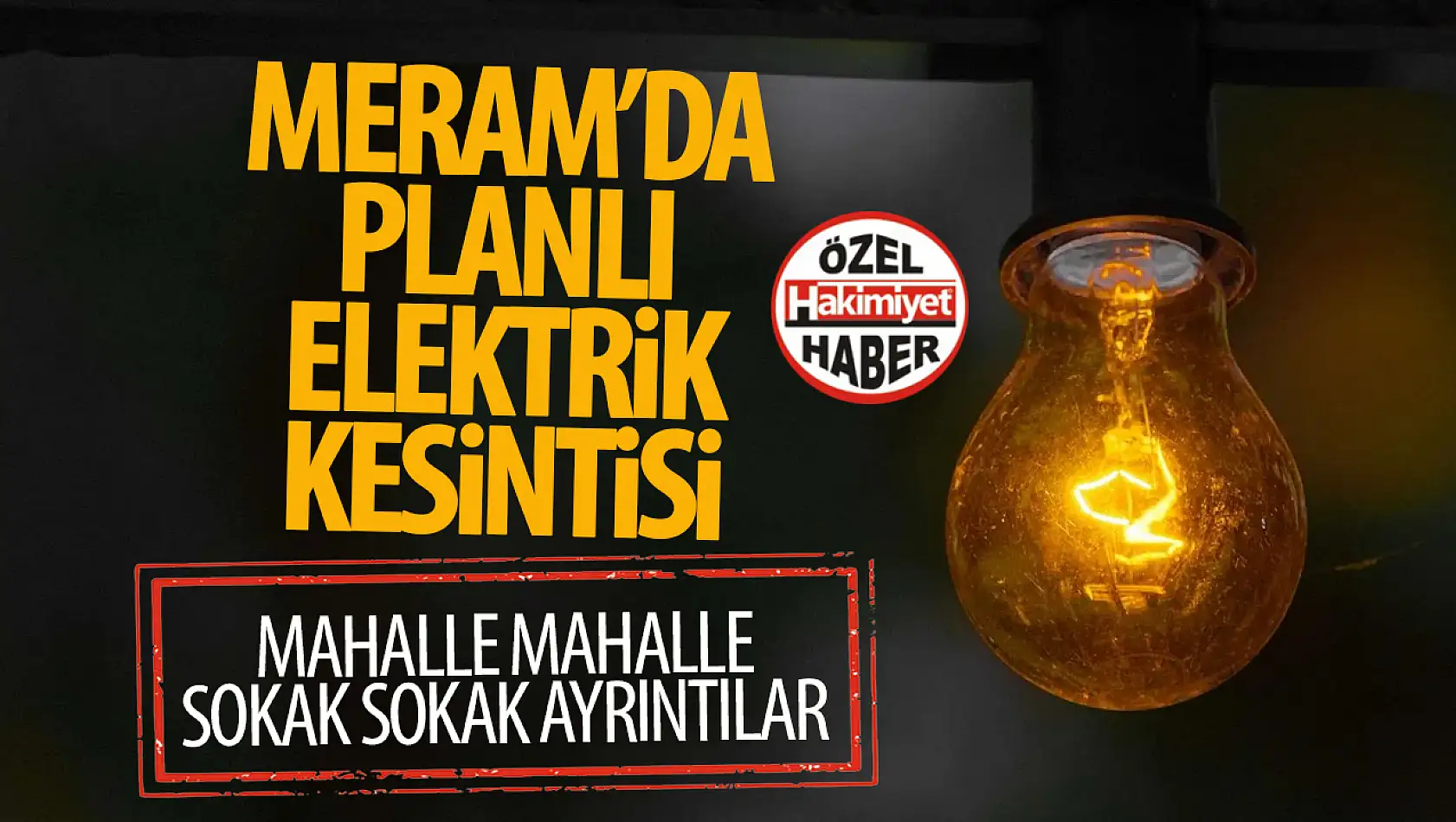 Konya'daki o ilçede yarın elektrikler gidecek!