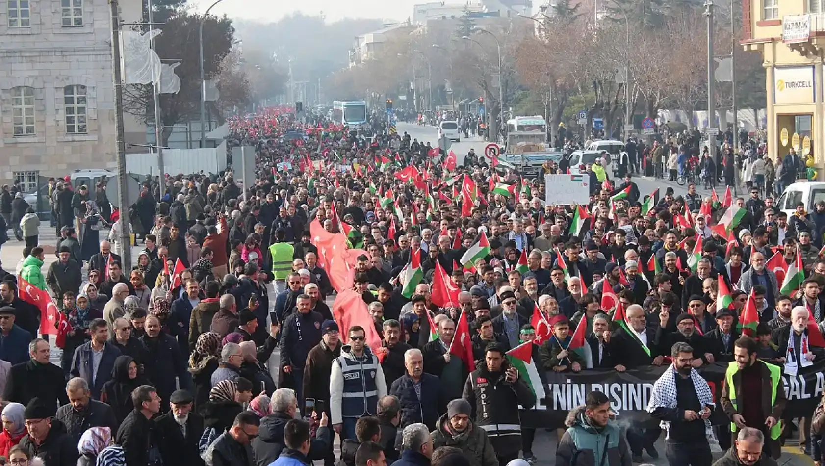 Konya Gazze için tek yürek: 'Siyonist işgale karşı meydanlardayız'