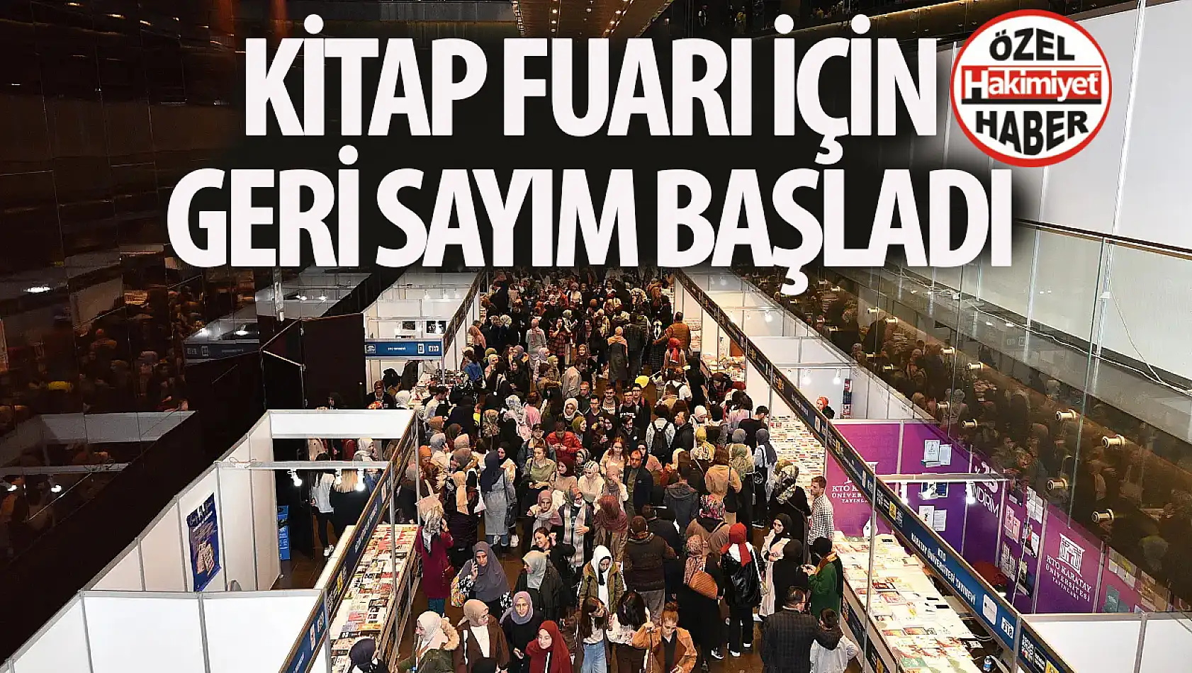 Konya Kitap Günleri için geri sayım başladı: Tarihler netleşiyor