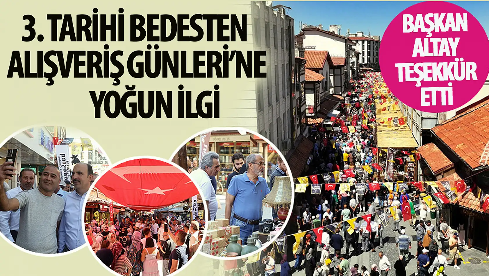 Konya'nın Tarihi Bedesten Alışveriş Günleri Yoğun İlgi Gördü