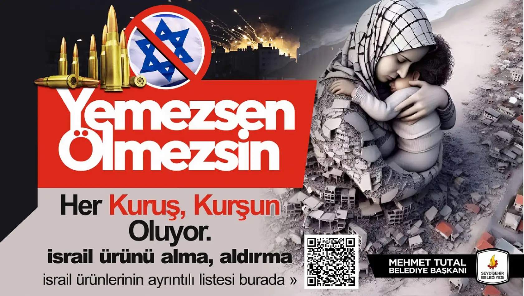 Konya Seydişehir Belediyesi'de boykota katıldı! Tesislerde İsrail Ürünü Kullanılmayacak!