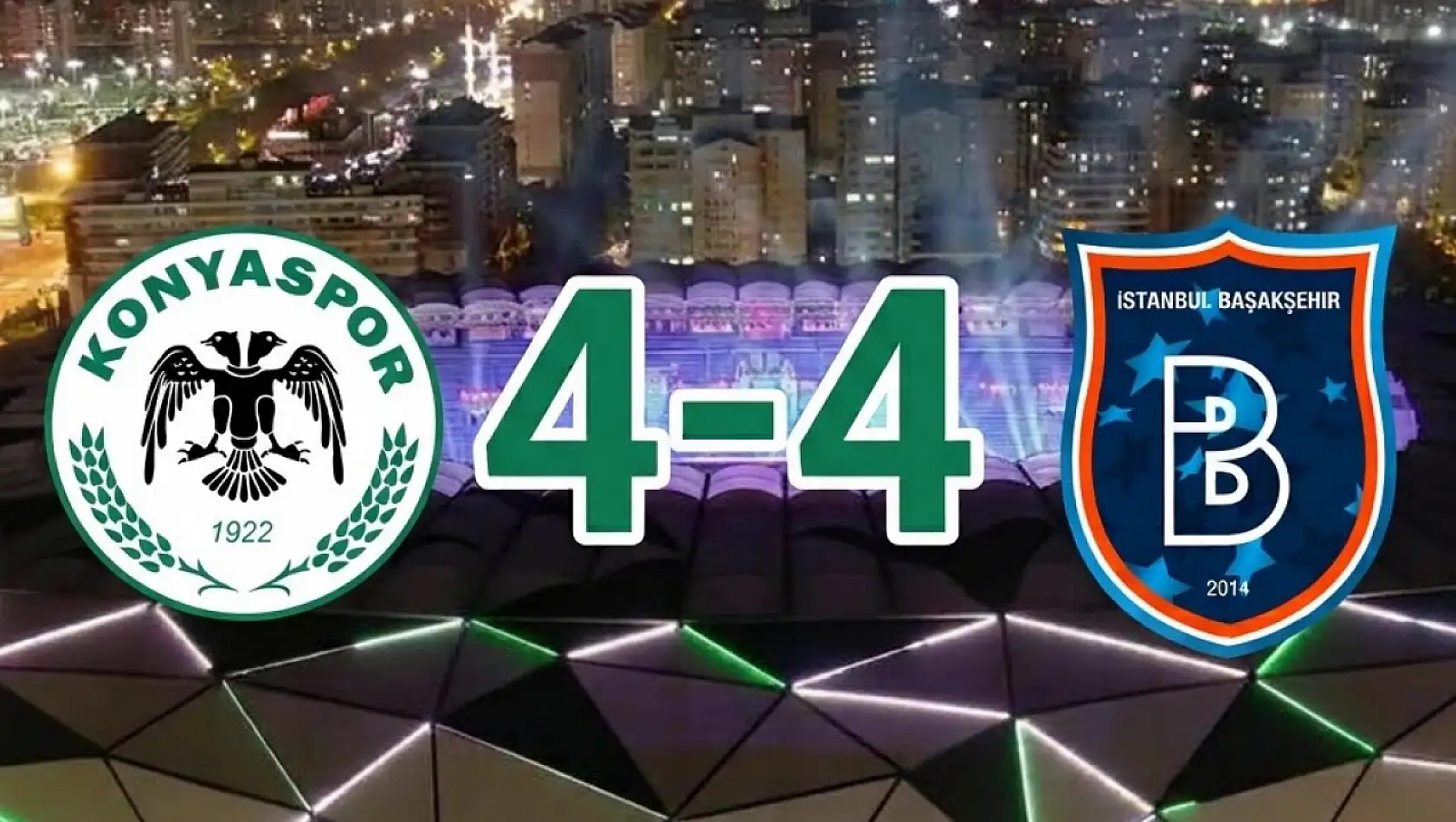 Konyaspor 4-4 Başakşehir