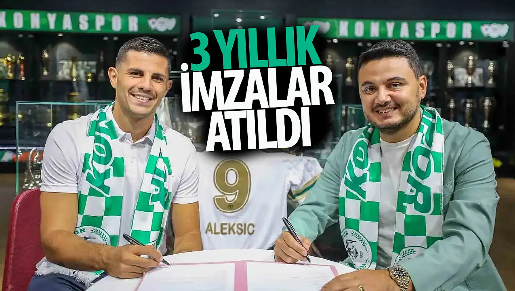 Konyaspor Danijel Aleksic ile 3 yıllık sözleşme imzaladı