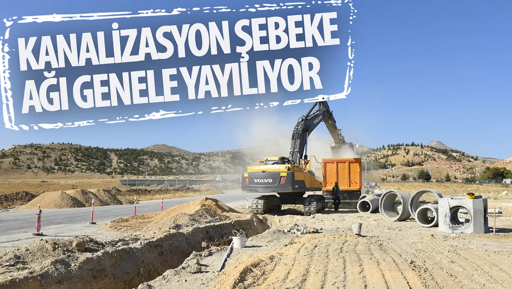 Sarayköy Mahallesi'nde Kanalizasyon Sevinci