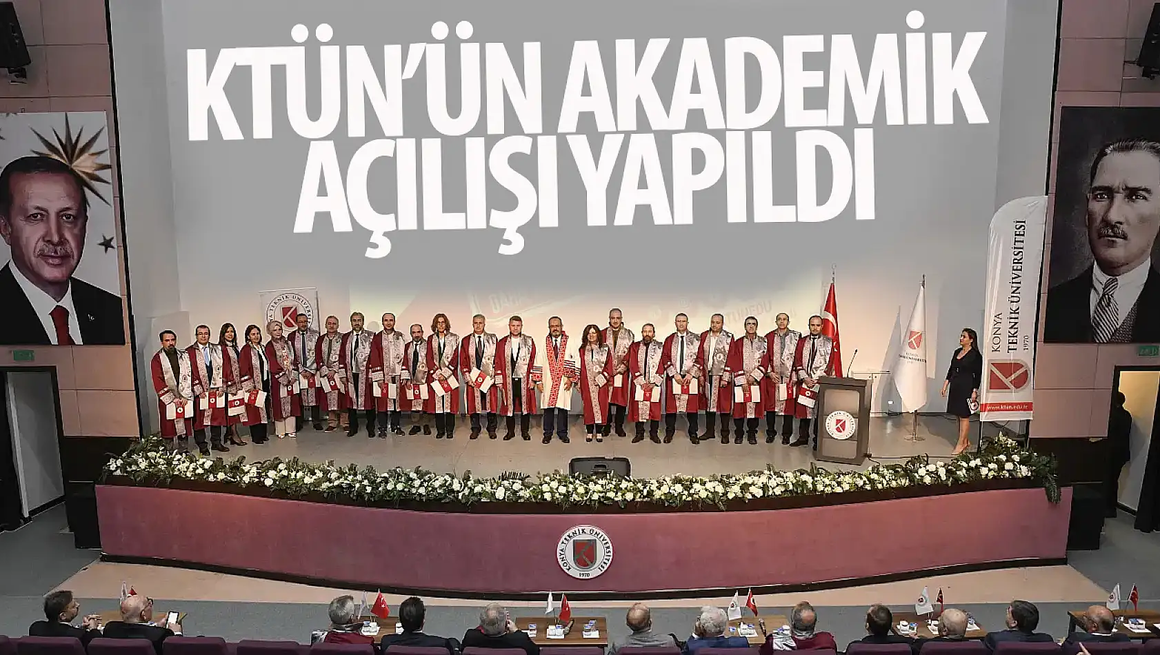 KTÜN'de akademik yılı açılışı görkemli törenle gerçekleşti