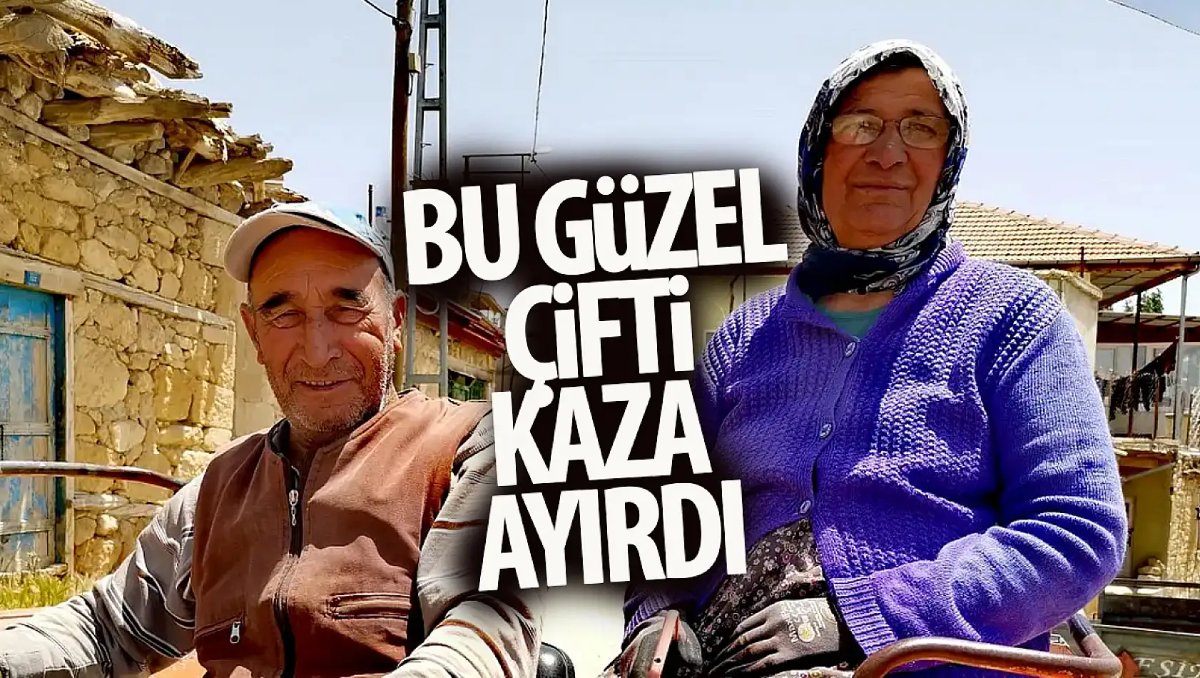 'Mut'lu çifti traktör kazası ayırdı!