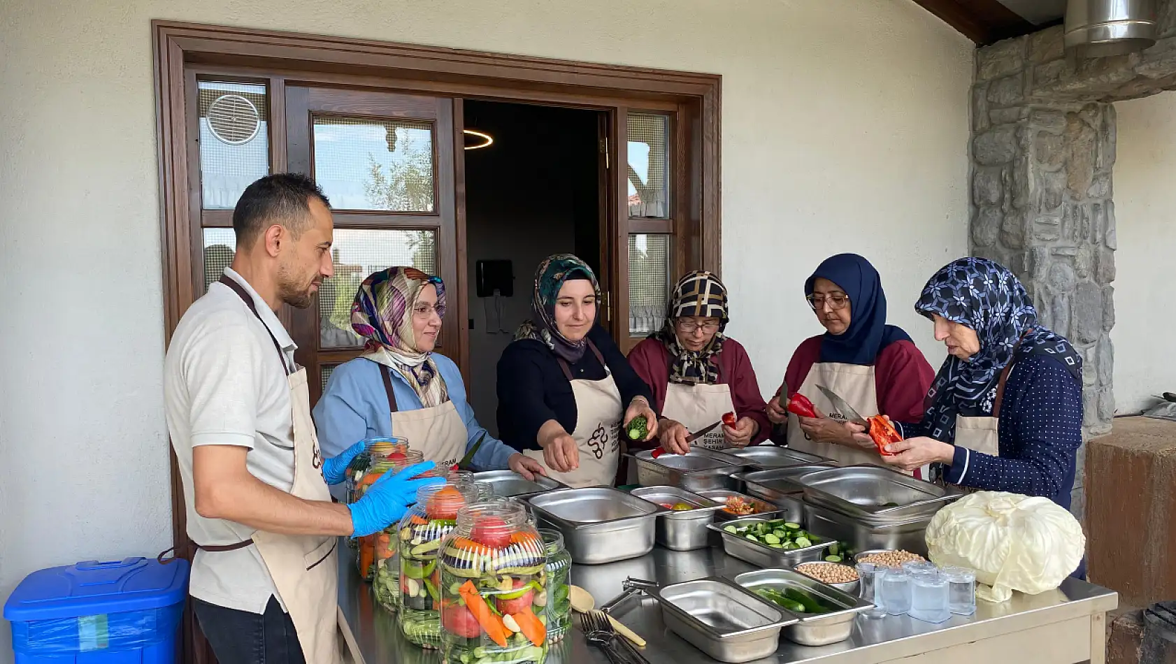 Müze Meram Yemek Atölyeleri'nde sonbahar kış hazırlıkları yapıldı