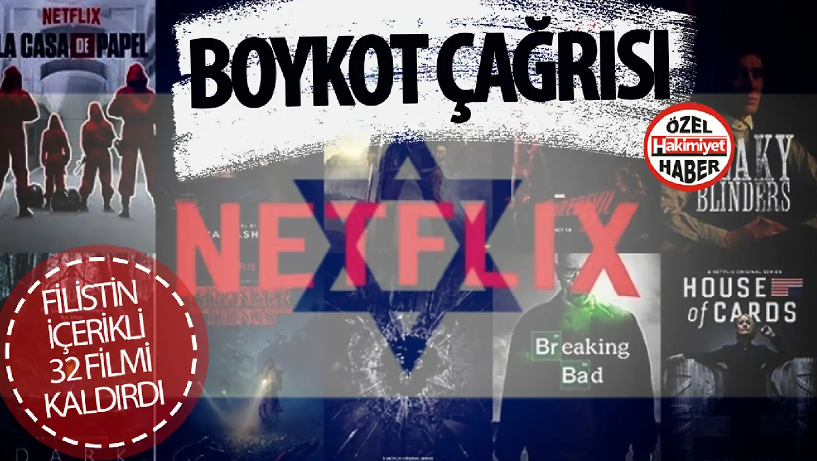 Netflix' in Filistin içerikli filmleri platformdan kaldırması dikkat çekti