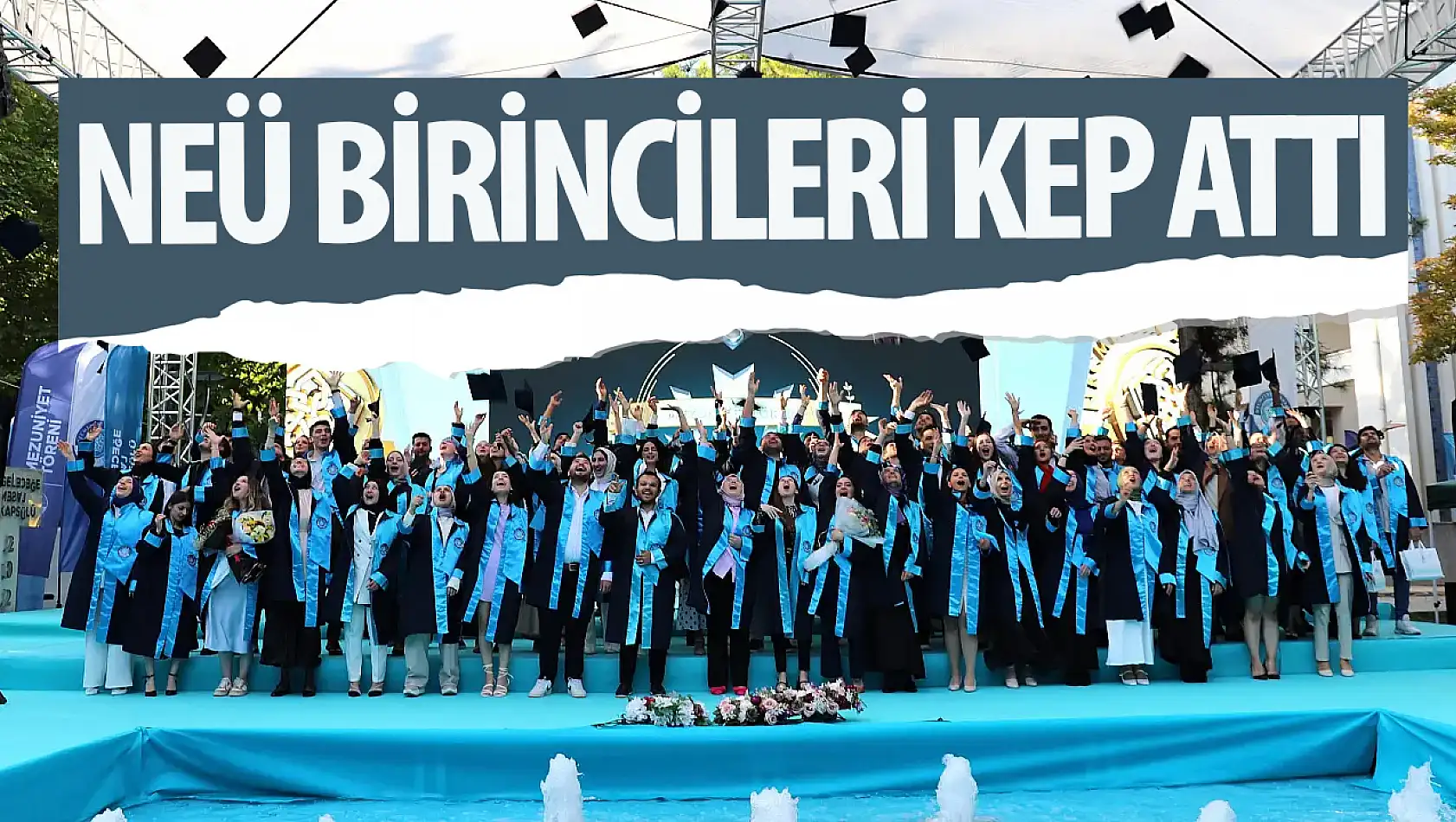 NEÜ birincileri kep attı