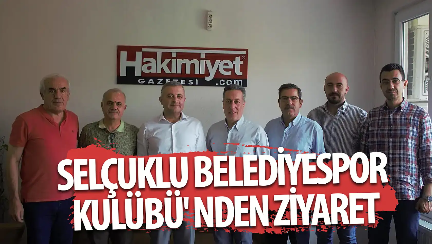 Selçuklu Belediyespor Kulübü' nden Hakimiyet Gazetesi' ne ziyaret