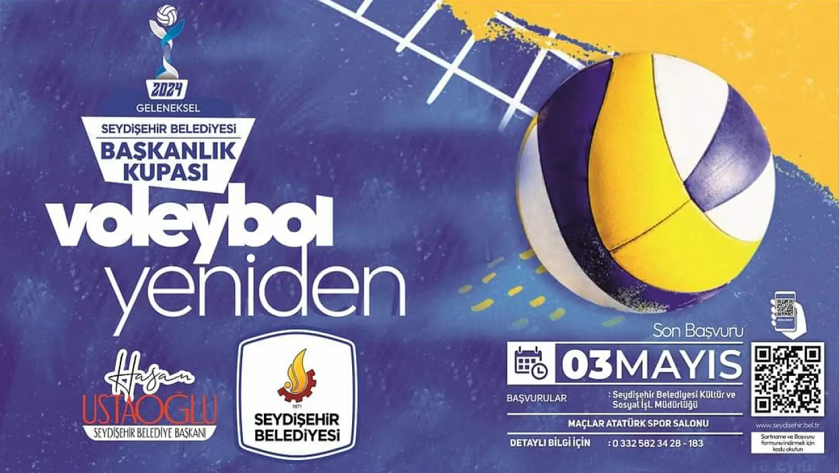 Seydişehir Belediyesi Başkanlık Kupası Voleybol Turnuvası Kuraları Çekildi!