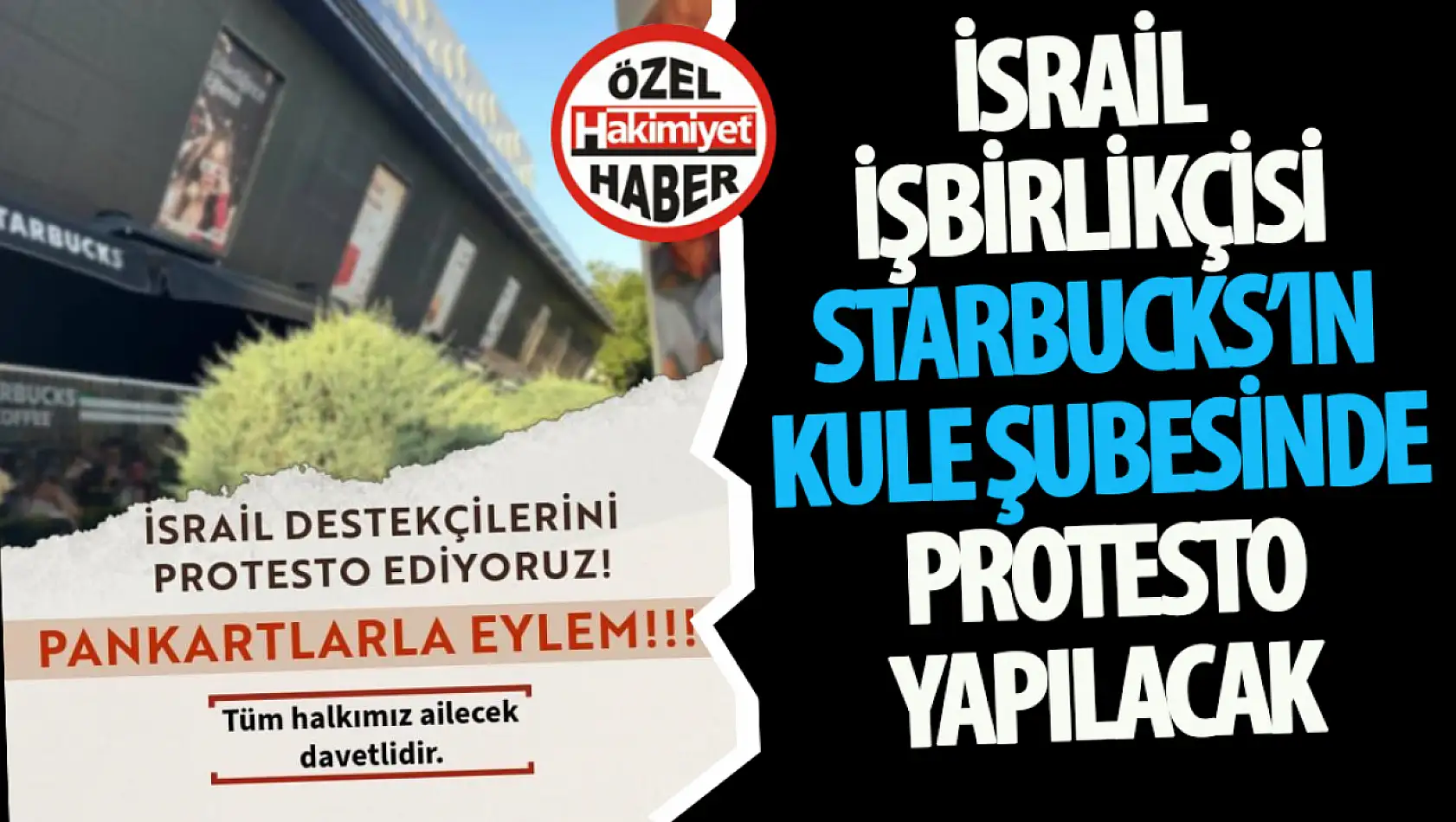 Starbucks'a Tepkiler Büyüyor: Konya'da Protesto Düzenlenecek