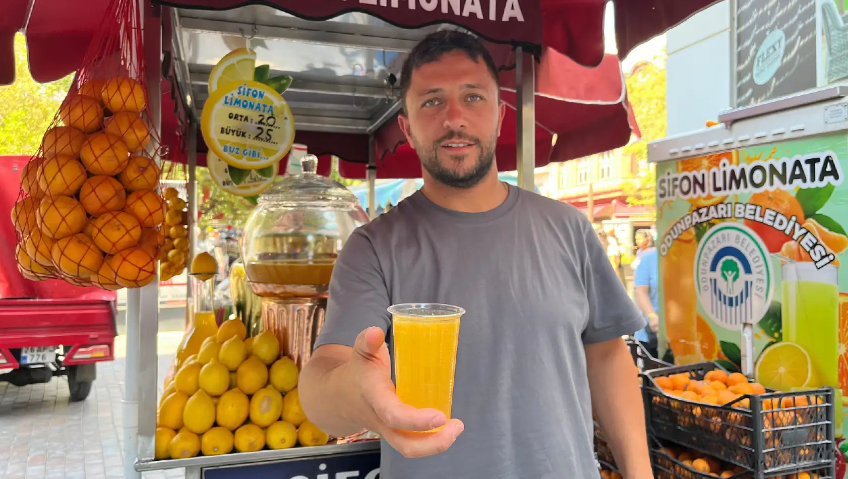 Turistler sifon limonataya yoğun ilgi gösteriyor!