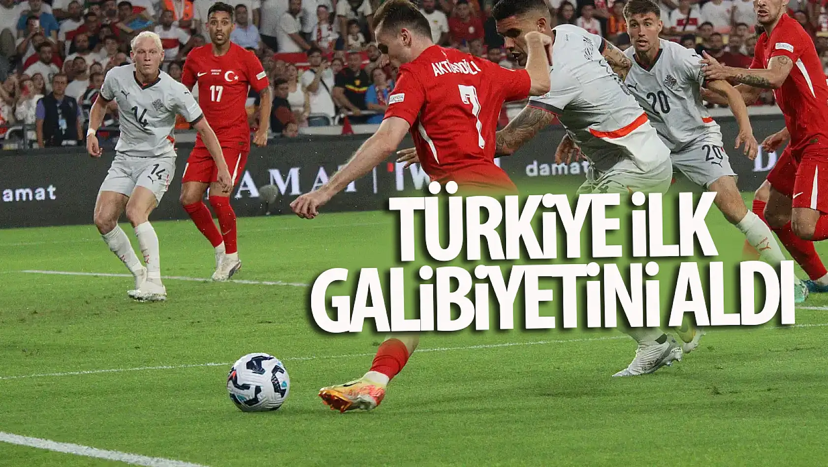 Türkiye gruptaki ilk galibiyetini aldı