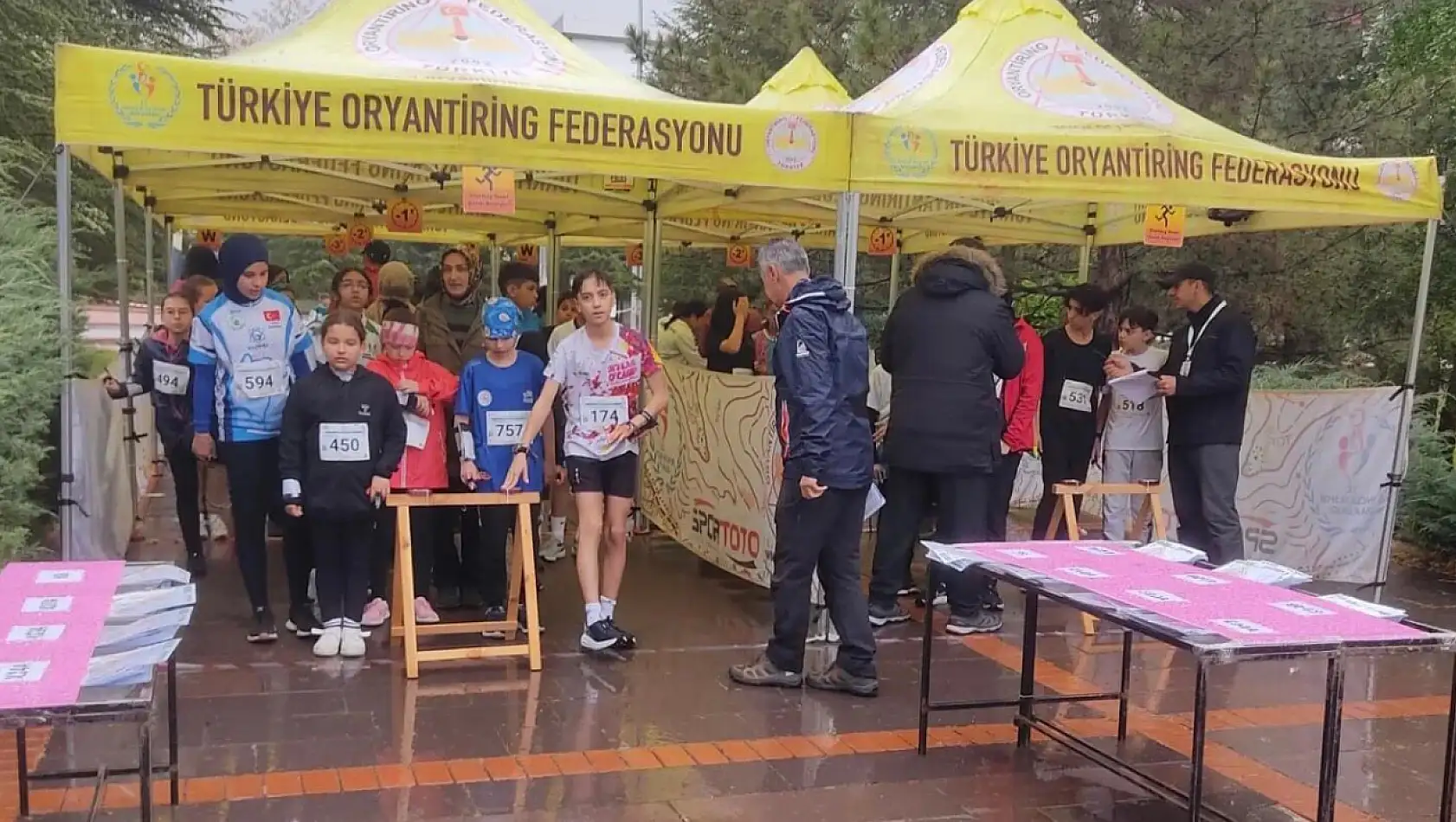 U14 Türkiye Oryantiring Şampiyonası Konya'da yapıldı