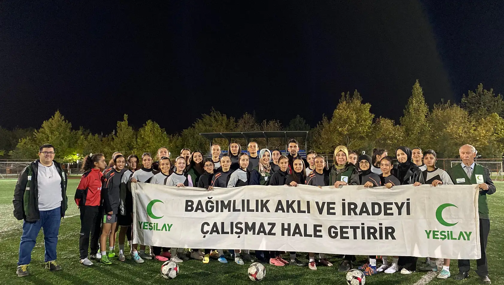 Yeşilay'dan Genç Ülkümspor'a moral ziyareti