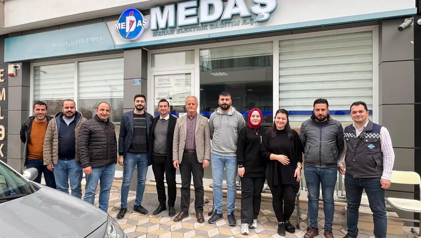 Yeşildaş'tan MEDAŞ'a ziyaret