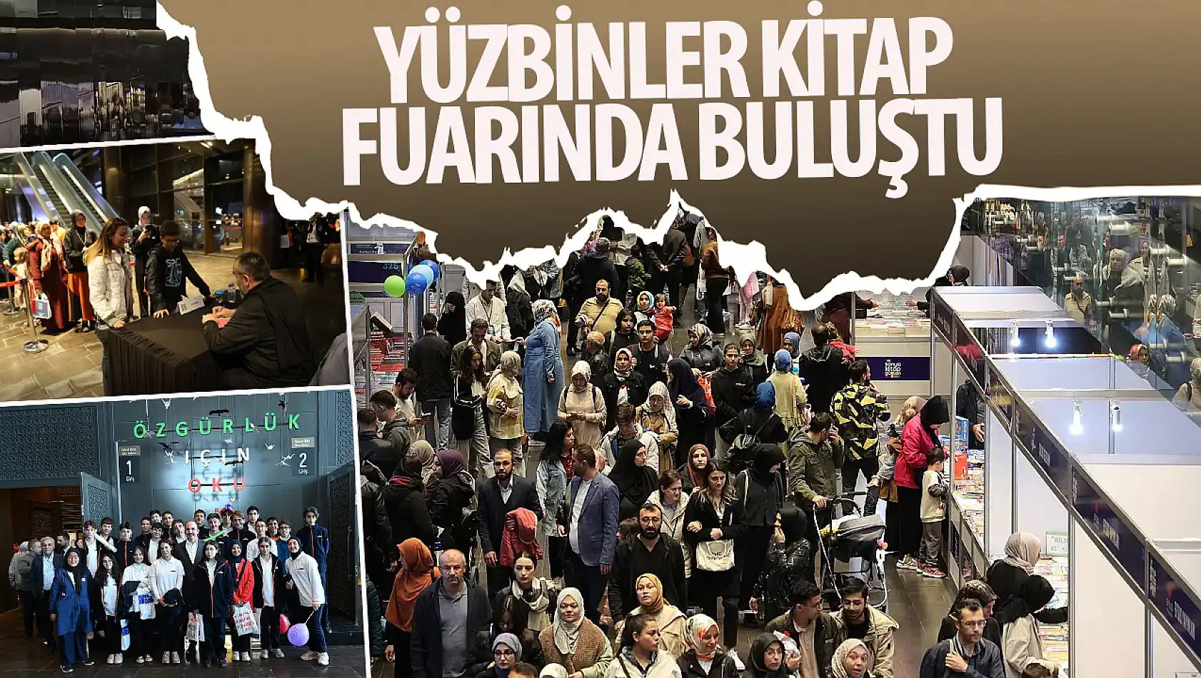 Yüzbinler kitap fuarında buluştu