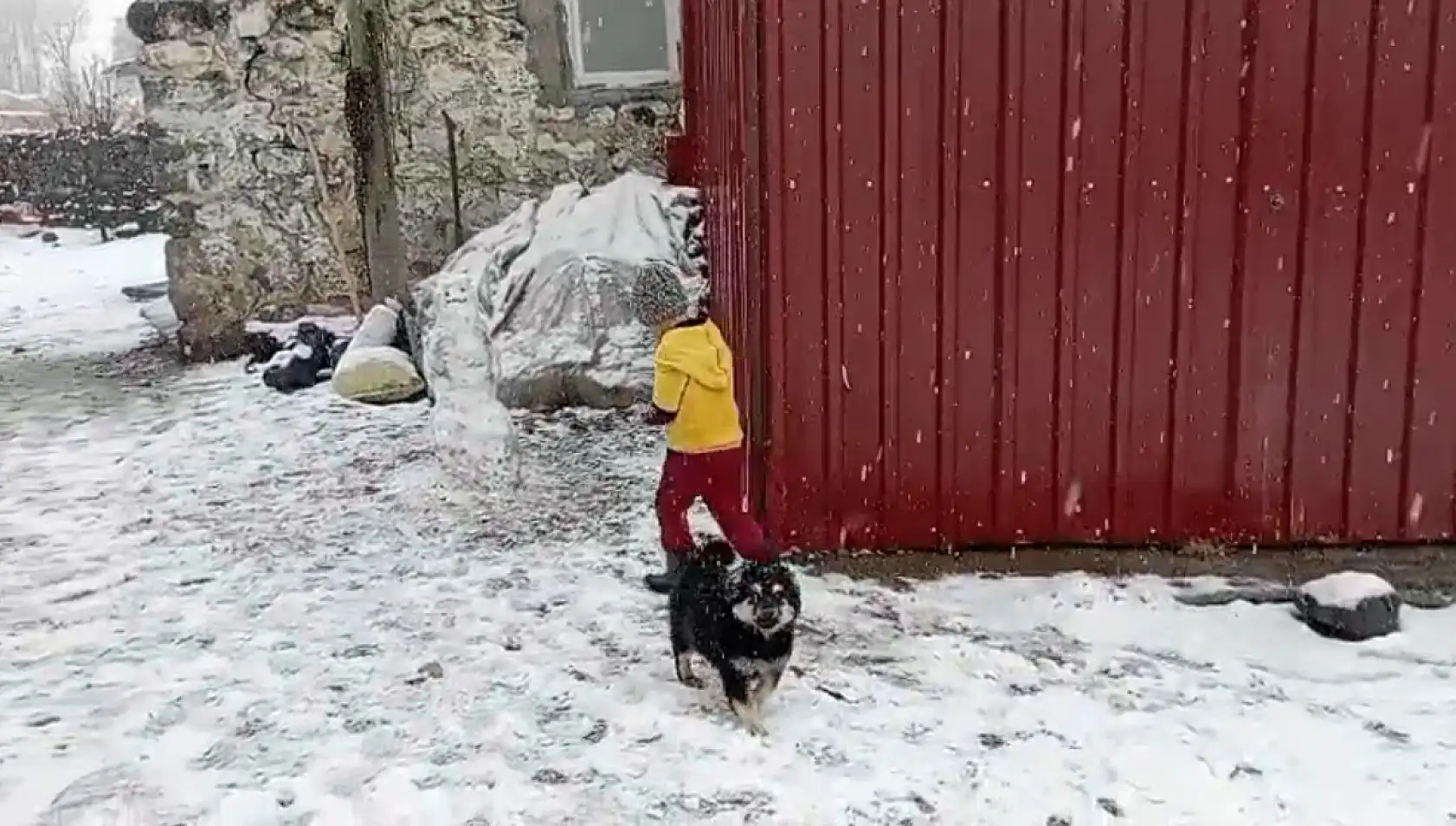Kar yağışı şehirleri beyaza bürüdü: Çocuklar sokaklara akın etti